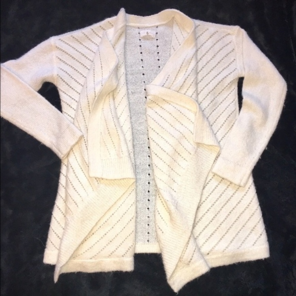 💼 DONATED 🖋️ Wool Waterfall Cardigan - Picture 1 of 4